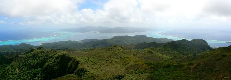 83- Vue panoramique du haut du Temehani 